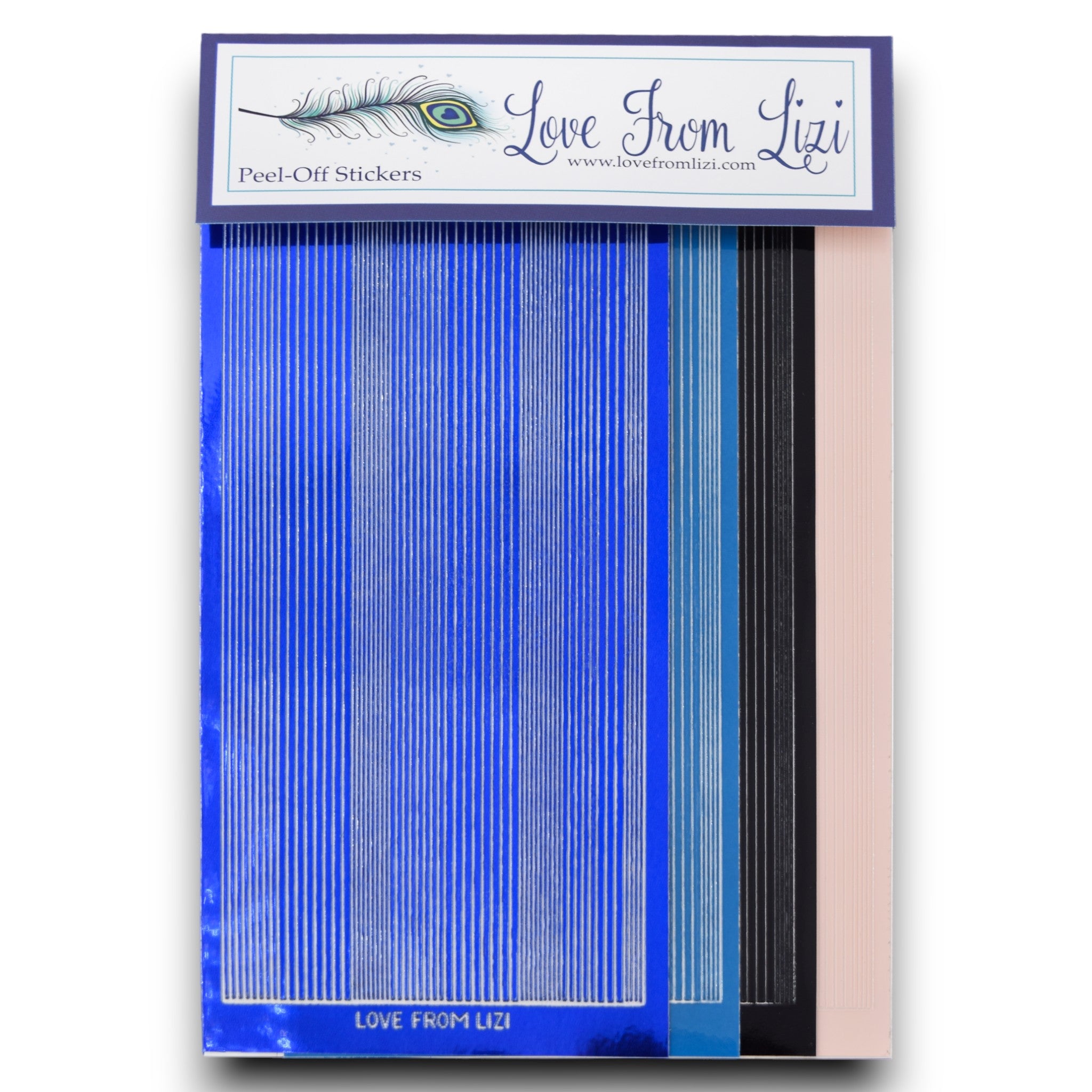 Bold And Beautiful - Pin Stripe Peel-Off 4 Pack